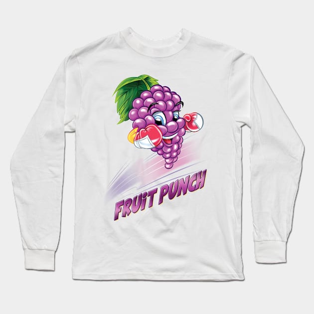 Fruit Punch Punny Long Sleeve T-Shirt by Eh_Leaf